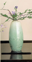 花瓶 たち吉　結晶釉 花生